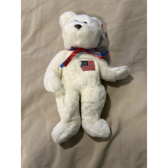 Ty Other - 2000 Ty Beanie Buddy "Libearty" Retired Patriotic Bear BB3